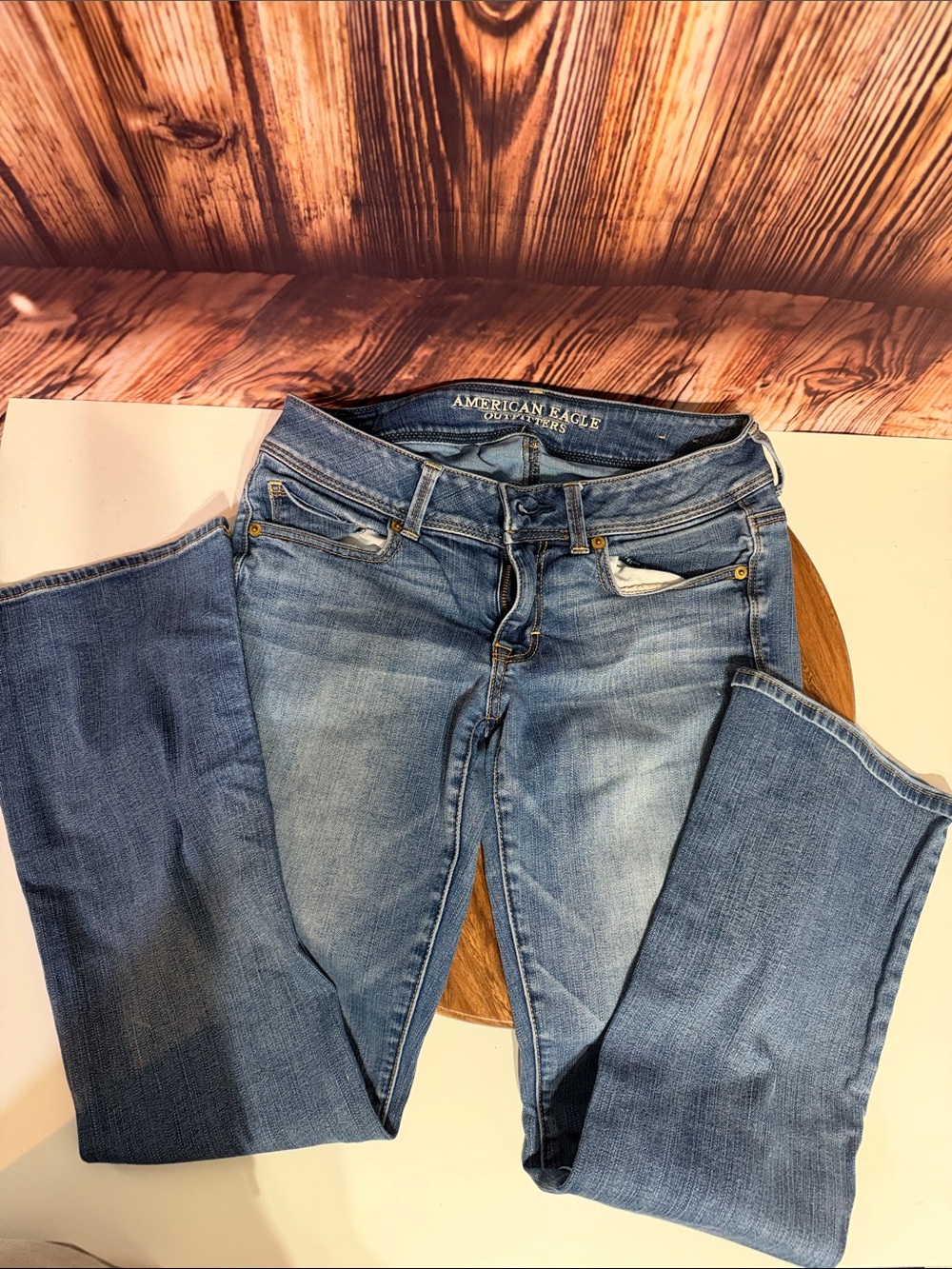 American Eagle Outfitters Women's Medium Light Blue Bootcut Jeans